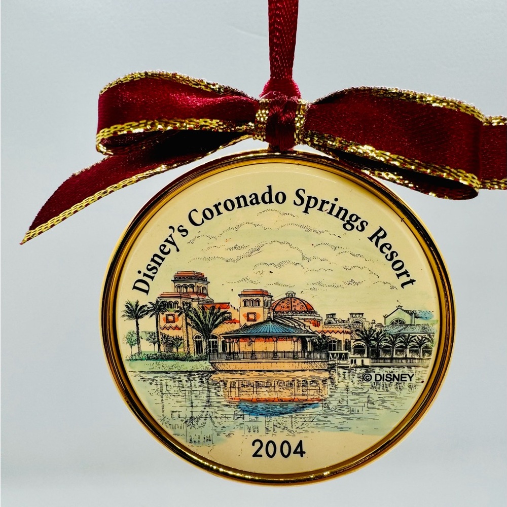 Vintage Barlow Disney’s Coronado Beach Resort Ornament 2004